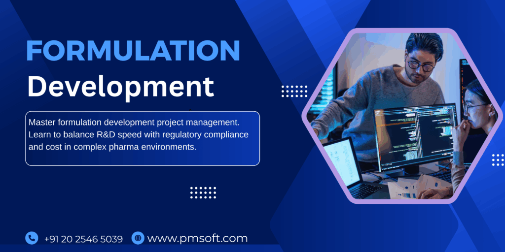 Formulation development project management banner
