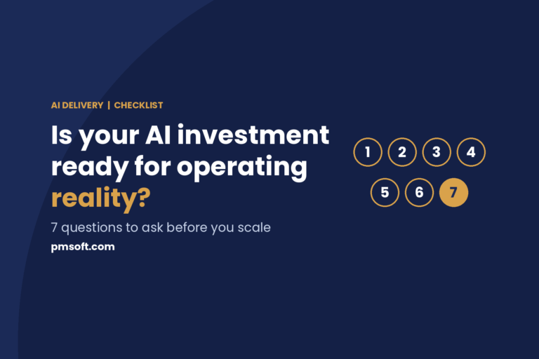 Is your AI investment ready for operating reality? 7 questions to ask before you scale